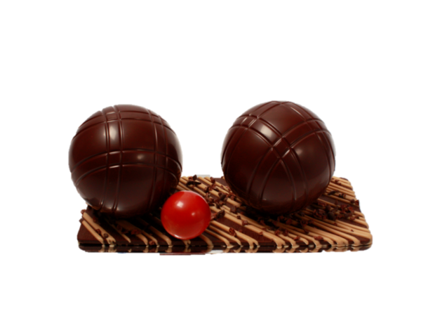 BOULES DE PETANQUE chocolat NOIR 70% madagascar