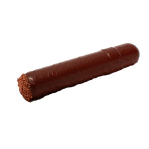 Cigare chocolat noir 70% madagascar fourré praliné et caramel