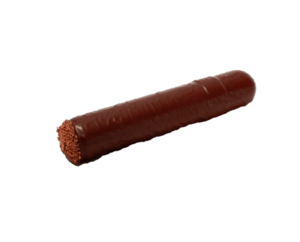 Cigare chocolat noir 70% madagascar fourré praliné et caramel