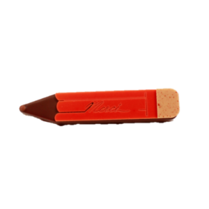 CRAYON FOURRÉ PRALINÉ orange ENROBÉ DE CHOCOLAT noir 70% MADAGASCAR