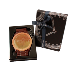 Montre chocolat noir 70% Madagascar fourrée praliné – Image 2