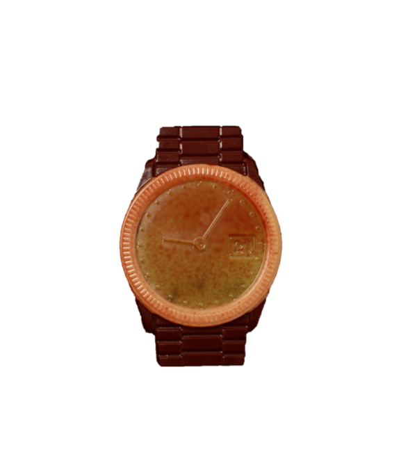Montre chocolat noir 70% Madagascar fourrée praliné