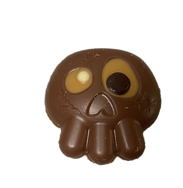 fantôme fourré praliné enrobé chocolat au lait 40% Côte d'Ivoire