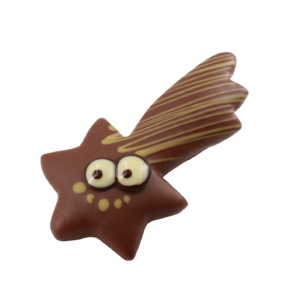 Pain d'épices "Etoile" enrobé de chocolat lait (40% Côte d'Ivoire)