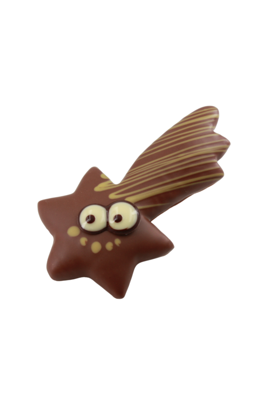 Pain d'épices "Etoile" enrobé de chocolat lait (40% Côte d'Ivoire)