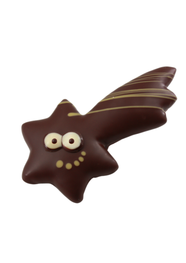 Pain d'épices "Etoile" enrobé de chocolat noir (70% Madagascar)