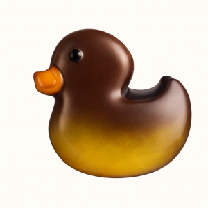 canard fourré praliné enrobé chocolat au lait 40% Côte d'Ivoire