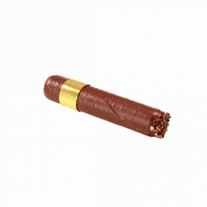 Cigare chocolat noir 70% madagascar fourré praliné croustillant